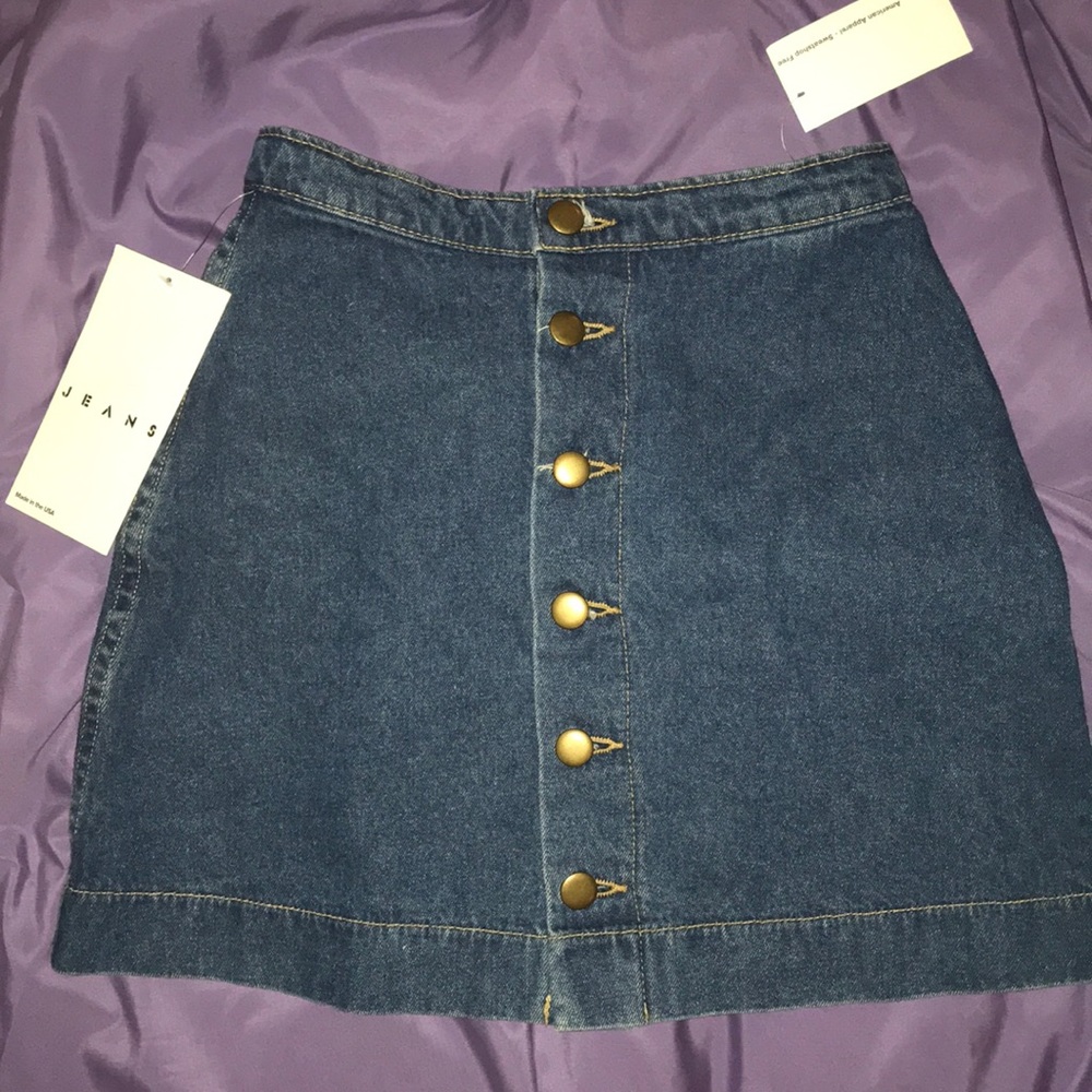 American Apparel denim skirt